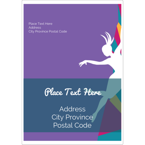Dance in Colour predesigned template for creative projects | Avery