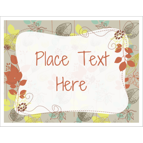 Happy Thanksgiving predesigned template for your next project | Avery