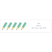 Rangée de crayons