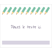 Rangée de crayons