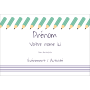 Rangée de crayons