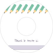 Rangée de crayons