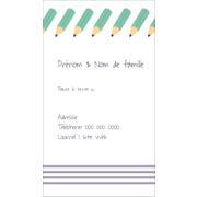 Rangée de crayons