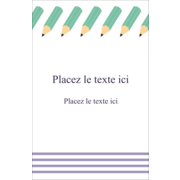 Rangée de crayons