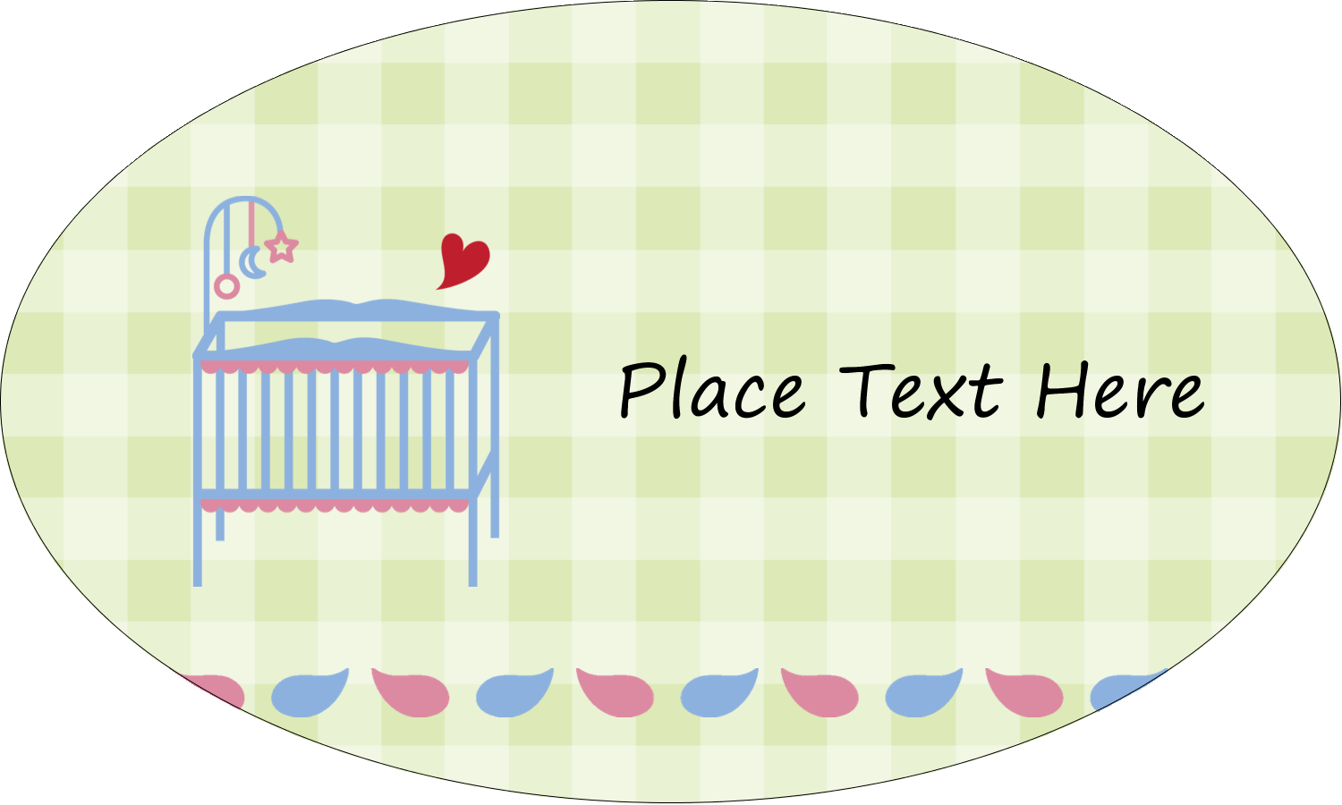 Baby Crib Predesigned Template For Your Next Personal Or