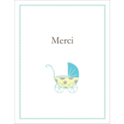 Poussette pour bu00e9bu00e9 avec tons bleus