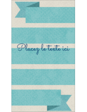 Ruban turquoise