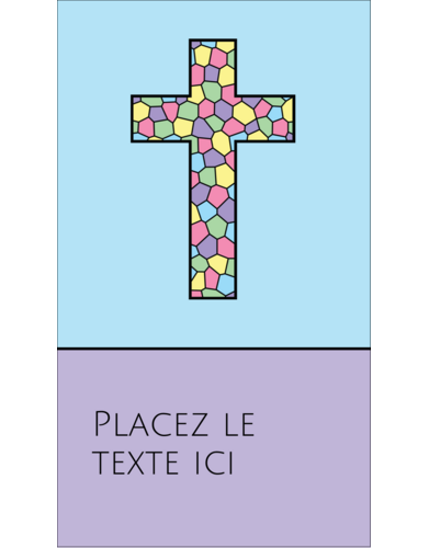 Croix en vitrail