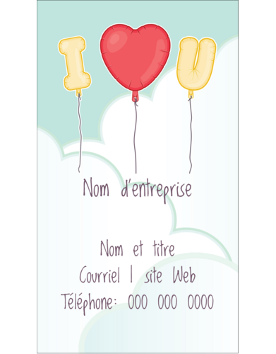 Ballon d’amour de Saint-Valentin