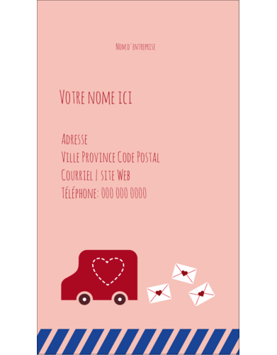 Saint-Valentin par la poste