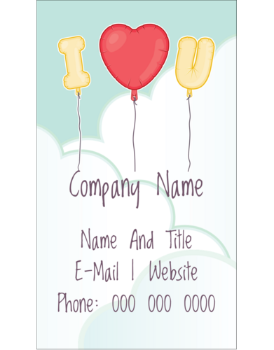 Valentine Balloon Love
