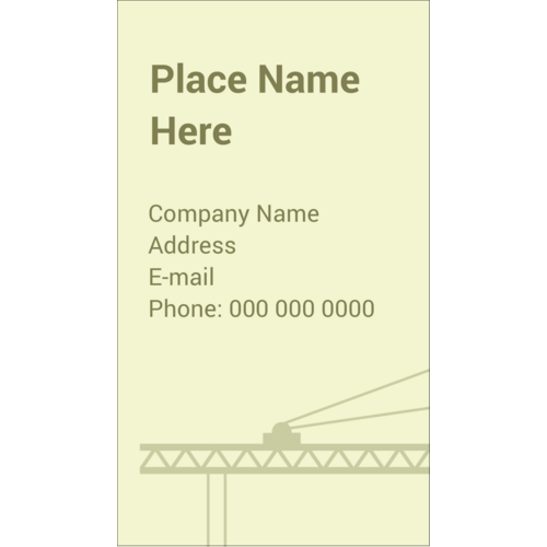 Construction Bridge predesigned template for creative projects | Avery