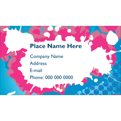 Pink and Blue Explosion predesigned template for future projects | Avery