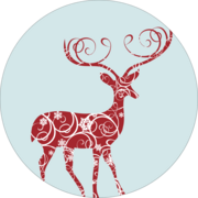 Swirl Reindeer