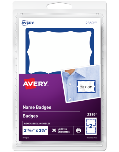  Name Badge Labels