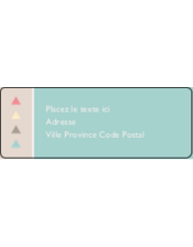 Triangles au pastel