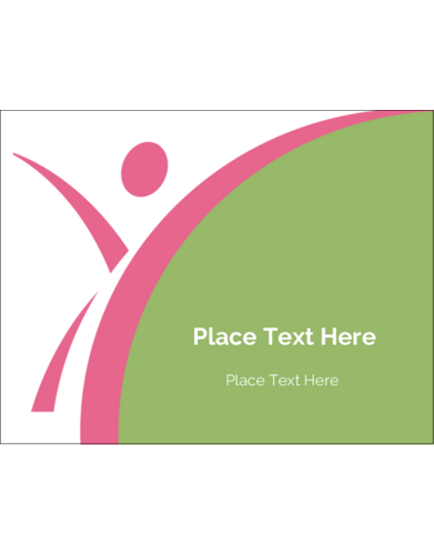 Pink and Green Figure