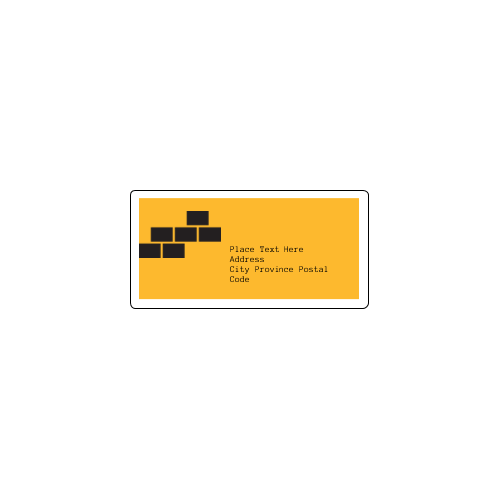 Brickwork predesigned Label and Card template for your next personal or ...