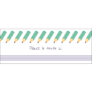 Rangée de crayons