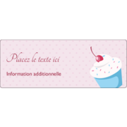 Petit gâteau aux cerises