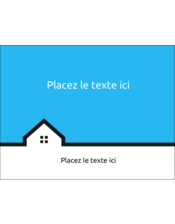 Maison sous le ciel bleu