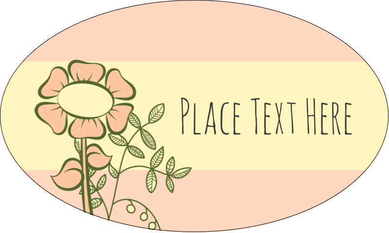 Flower Sketch Predesigned Label And Card Template For Your Next Future Project Avery