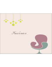 Chaise de design d’intérieur