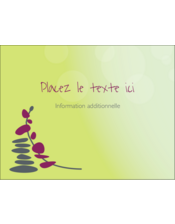 Pierres chaudes florales