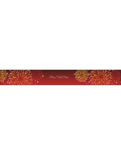 New Year Red Fireworks