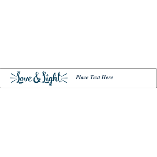 Handwritten Love and Light predesigned Label and Card template for your ...