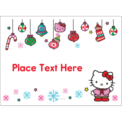 Hello Kitty Templates Hello Kitty Holiday Labels And Cards Avery 2010