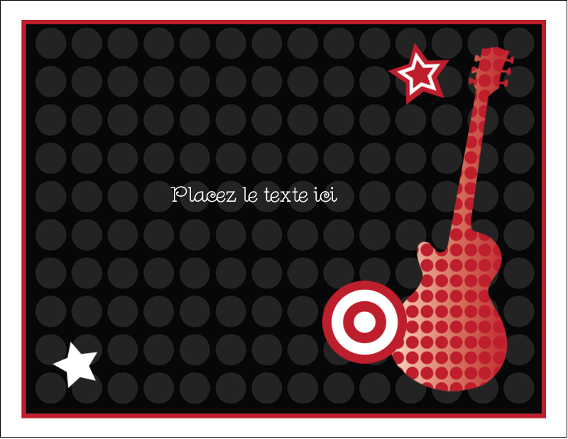 Guitare D Anniversaire Cartes De Notes 4 X 5 Avery