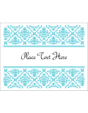 Robin Egg Blue Toile