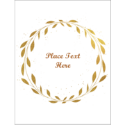 Wedding Gold Wreath