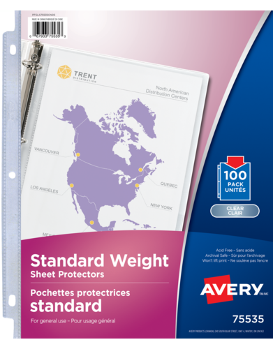 Standard Weight Sheet Protectors