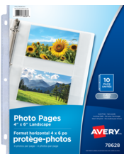 Pages protège-photos 