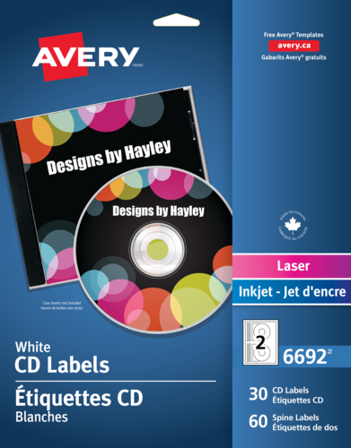 Avery® Étiquettes CD 