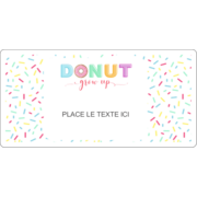 Beignet de fête d’anniversaire