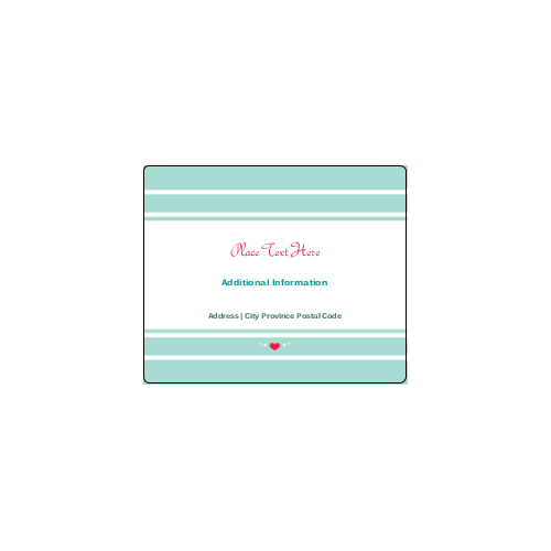 Princess Heart predesigned template for creative projects | Avery
