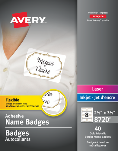 Avery&reg; Flexible Name Badges