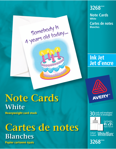 Avery® Note Cards 