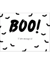 Chauve-souris halloweenesque