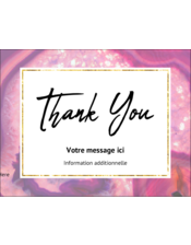 Merci sur fond agate