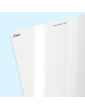Glossy White Labels