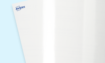 Glossy White Labels