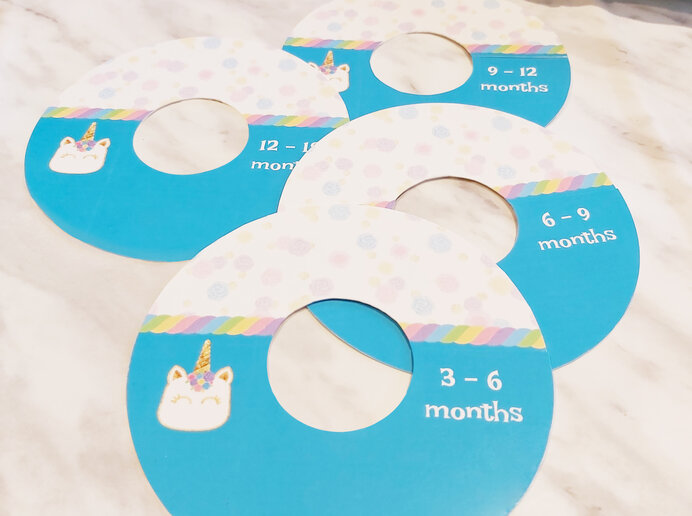 DIY Baby Closet Dividers