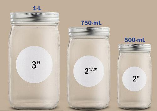 Mason Jar Sizes