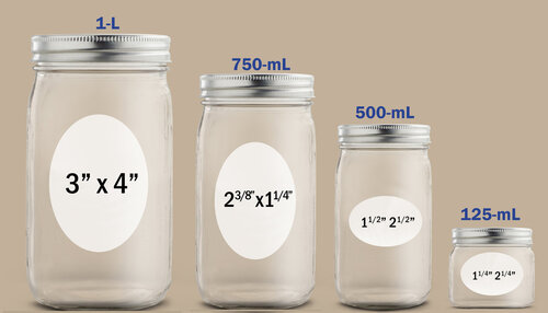 Mason Jar Sizes