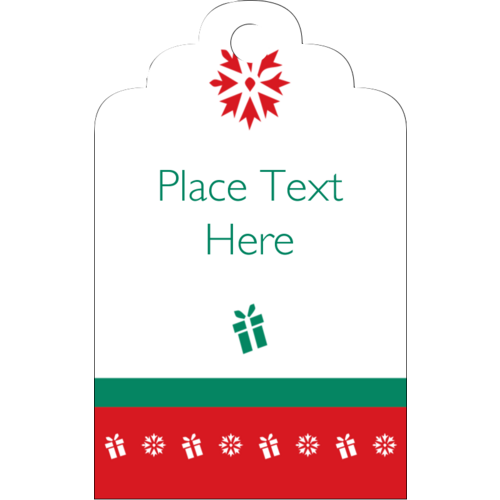 Gift Snowflake Pattern predesigned Label and Card template for your ...