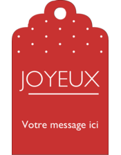 Texte et rouge simples et modernes